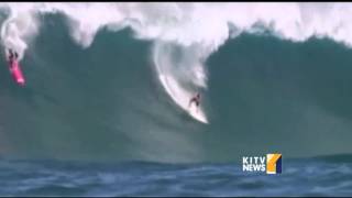 Wave cinematographer captures surfers last wave [upl. by Lavinia]