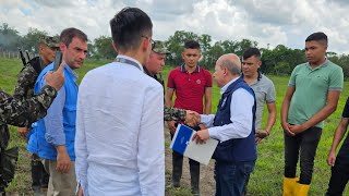 Alias “Pescado” del frente 10 del EMCFARC liberó a cuatro personas que tenía en su poder en Arauca [upl. by Lenoj]