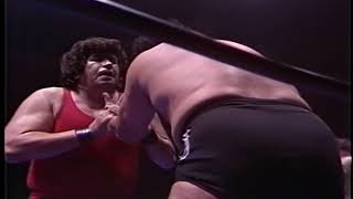 Jose Lothario vs Black Gordman 19831216 [upl. by Iuqcaj731]