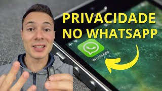 Como ficar INVISÍVEL no WhatsApp e esconder status de online [upl. by Ahsias780]