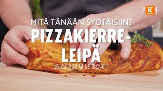 Pizzakierreleipä  Arjen niksit  KRuoka [upl. by Lemraj]