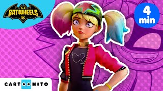 Best of HARLEY QUINN  Batwheels Best Moments  cartoonito  Kids Cartoons  Videos for Kids [upl. by Alfreda377]