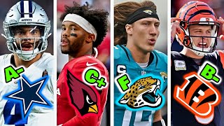 Grading All 32 NFL Teams Starting Quarterbacks Of 2023SO FAR [upl. by Nilatak]