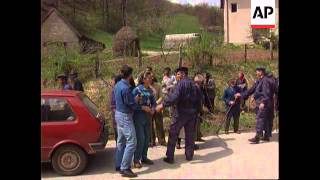 Bosnia  Clashes Between Muslims And Serbs [upl. by Angi]