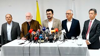 Rueda de prensa sobre la intervención forzosa administrativa a la EPS Sanitas [upl. by Secor636]