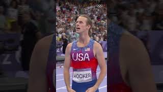 What a finish 🤯 Cole Hockers stunning gold in the mens 1500m at Paris2024 Olympics [upl. by Keven846]