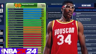 Versatile Post Scorer Hof Backdown Punisher  Hof Post Fade Phenom Nba2k24 [upl. by Warfore]