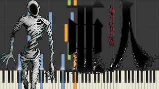 Ajin  Yoru Wa Nemureru Kai using only piano [upl. by Tanaka]