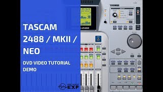 Tascam 2488 Neo DVD Video Tutorial Demo Review Help [upl. by Celesta]