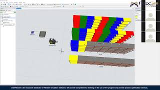 FlexSim live tutorial 7 Warehousing Storage system [upl. by Brandtr811]