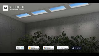 Yeelight Skylight installation video [upl. by Dorice]