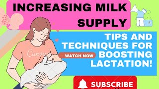 Increasing Milk Supply Tips and Techniques for Boosting Lactation [upl. by Trillbee76]