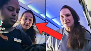 Woman Escorted Off Plane After Reverse Racism Tirade [upl. by Ntisuj]