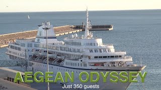 Aegean Odyssey Cruise Ship  a quick look at a very small ship [upl. by Clarine64]