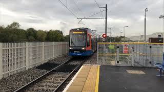 Sheffield Tram Train  Rotherham Parkgate to Cathedral Full Route [upl. by Binette]