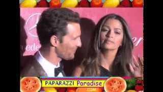 MATTHEW McCONAUGHEY CAMILA ALVES attend 2014 Palm Springs Film Festival awards gala [upl. by Annekcm]