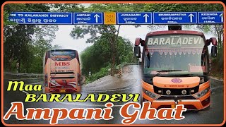 💫BEAUTIFUL GHAT💫 ROAD 🛣️ 💗AMPANI GHATI💗MAA BARALADEVI BUS JOURNEY 💫 LUXURIOUS 12 SLEEPER COACH bus [upl. by Adlig]