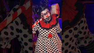 The transformation of Jingles the Clown hauntedhouse clown transition halloweencostume [upl. by Hebe345]