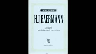 Baermann  Adagio for Clarinet and Piano [upl. by Bigelow361]