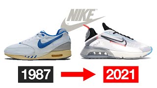 Lhistoire des NIKE AIR MAX évolution de 1987 à 2021 [upl. by Naarah]