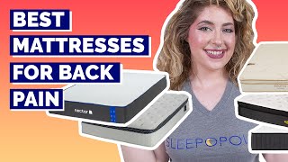 Best Mattress For Back Pain 2024  Our Top 7 Picks UPDATED [upl. by Latona]