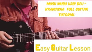 musu musu hasi deu  kramasha  Full guitar tutorial  easy chords [upl. by Arok]