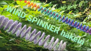 DIY  No 36  Windspinner häkeln  Häkelanleitung für diese Drehdinger  Spiralen  für Anfänger [upl. by Moishe249]