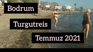 Bodrum Turgutreis Vlog 2021 ✅ Bodrum Denizinde Salyalama Var mi ❗ Turgutreisten Orjinal Video 💯🔝 [upl. by Fiertz951]