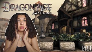 The City Amaranthine  Dragon Age Origins Awakening  DAO  Pt 21  Blind Playthrough [upl. by Ainer]