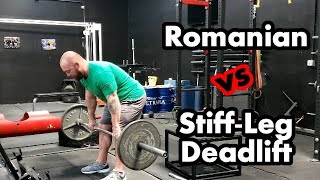 How to Perform a Romanian Deadlift Its Different Than a StiffLeg Technique for RDLs Explained [upl. by Reeher]