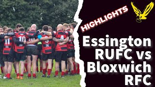 Essington RUFC 21 vs 35 Bloxwich RFC Extended Highlights [upl. by Lered]