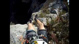 Mon 1er saut pendulaire dans les gorges du Verdon [upl. by Oehsen883]