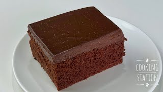 Melts In Your Mouth CHOCOLATE CAKE Recipe  Chocolate Ganache with Cocoa Powder [upl. by Hailahk]