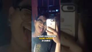 3 Merek Handphone Paling Populer di Dunia shorts [upl. by Ahsimin]