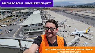 ASÍ ES EL AEROPUERTO INTERNACIONAL DE QUITO 🇪🇨  RECORRIDO POR TODO EL AEROPUERTO [upl. by Shlomo955]