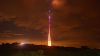 Emley Moor TV Tower The Tallest Structure in the United Kingdom Huddersfield [upl. by Akirdnas13]