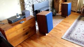 JBL L100 Speakers L100A NAD 1300 Preamp Carver M400t Magnetic Field Amp [upl. by Amii550]