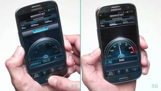 EE  Speed Test Samsung Galaxy S III on 4GEE [upl. by Elroy544]