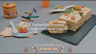 Sandwichón de Jamón y Salsa Chipotle [upl. by Neelon16]