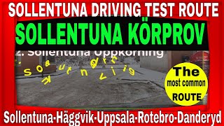 SOLLENTUNA KÖRPROV  Sollentuna uppkörning  Sollentuna driving  uppkörning sollentuna rotebro [upl. by Needan]