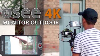 OSEE T5 Camera DSLR 4K HDMI Field Monitor Outdoor Using Scenario Urdu Hindi [upl. by Eelrebmik]