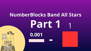 NumberBlocks Band All Stars Part 1 [upl. by Novj557]