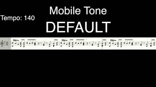 Mobile Tone 1  Default Ring Tone [upl. by Sehcaep]