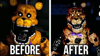 THIS VERSION OF FNAF 2 HAS WITHERED FREDBEAR AND SPRINGBONNIE  A GOLDEN PAST 2 [upl. by Nnitsuj189]