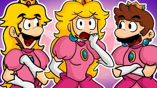 Funny Princess Peach Shorts Compilation 3  Gabasonian [upl. by Esaertal]