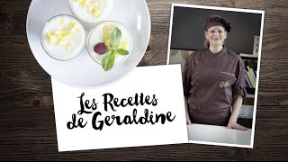 Les Recettes de Geraldine – White Chocolate Mango Bavarois [upl. by Nevile]