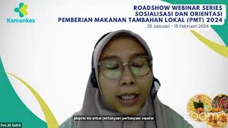 Webinar Sosialisasi dan Orientasi Pelaksanaan PMT Lokal Ibu Hamil dan Balita [upl. by Fiorenza]