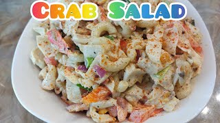 Easy And Delicious Crab Salad Recipe [upl. by Dupaix]