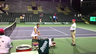 Andrea Petkovic says quotNo Dancequot at Indian Wells [upl. by Atinaujnas226]