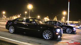 E55 AMG vs SRT8 300C [upl. by Lanoil]